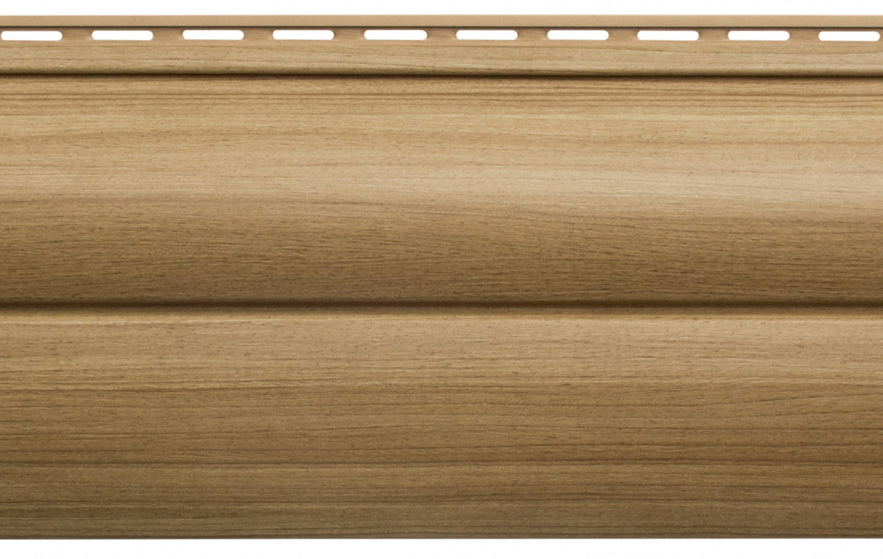 Сайдинг Альта-Профиль Блок-Хаус ВН-03 двухпереломный каштан