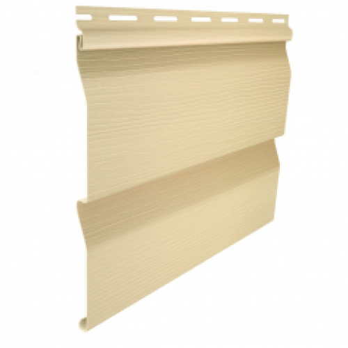 Сайдинг Ю-Пласт Корабельный брус, Кремовый