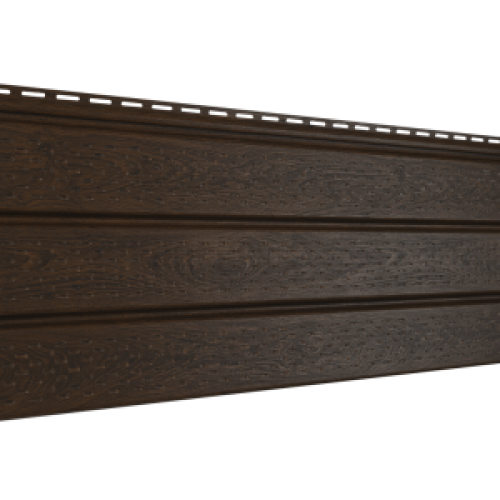 Софит Ю-Пласт PRO, Орех тёмный с полной перфорацией