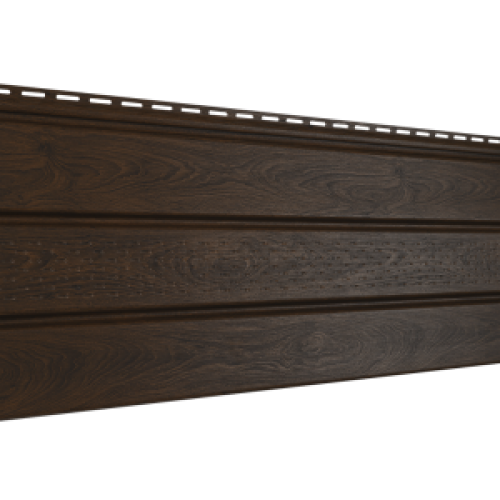 Софит Ю-Пласт PRO, Орех тёмный с частичной перфорацией