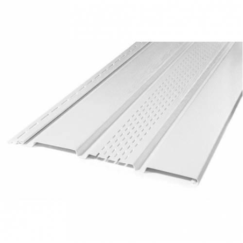 Софит ТН Оптима Белый с частичной перфорацией