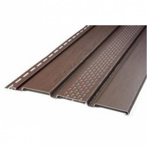 Софит ТН Оптима Коричневый с частичной перфорацией