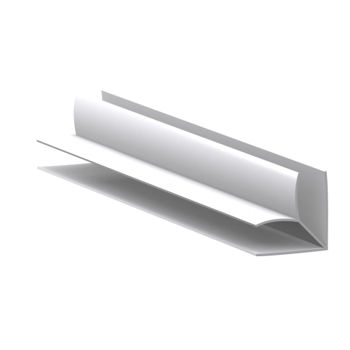 Угол наружный к панелям ПВХ "Европрофиль" Белый (3 м.)