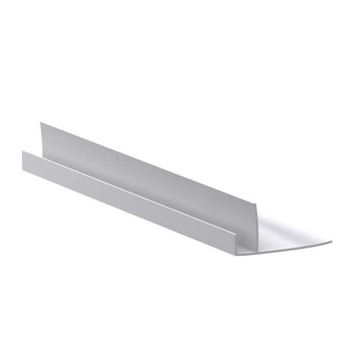 F-профиль к панелям ПВХ "Европрофиль" Белый (3 м.)