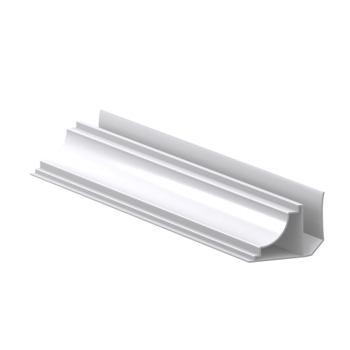 Плинтус к панелям ПВХ "Европрофиль" Белый (3 м.)