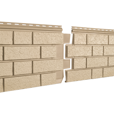 Ю-Пласт цокольный и фасадный сайдинг "Стоун-Хаус" S-Lock Клинкер