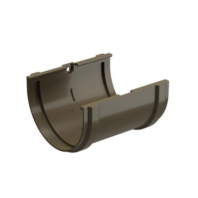 Соединитель желобов Docke Premium каштан