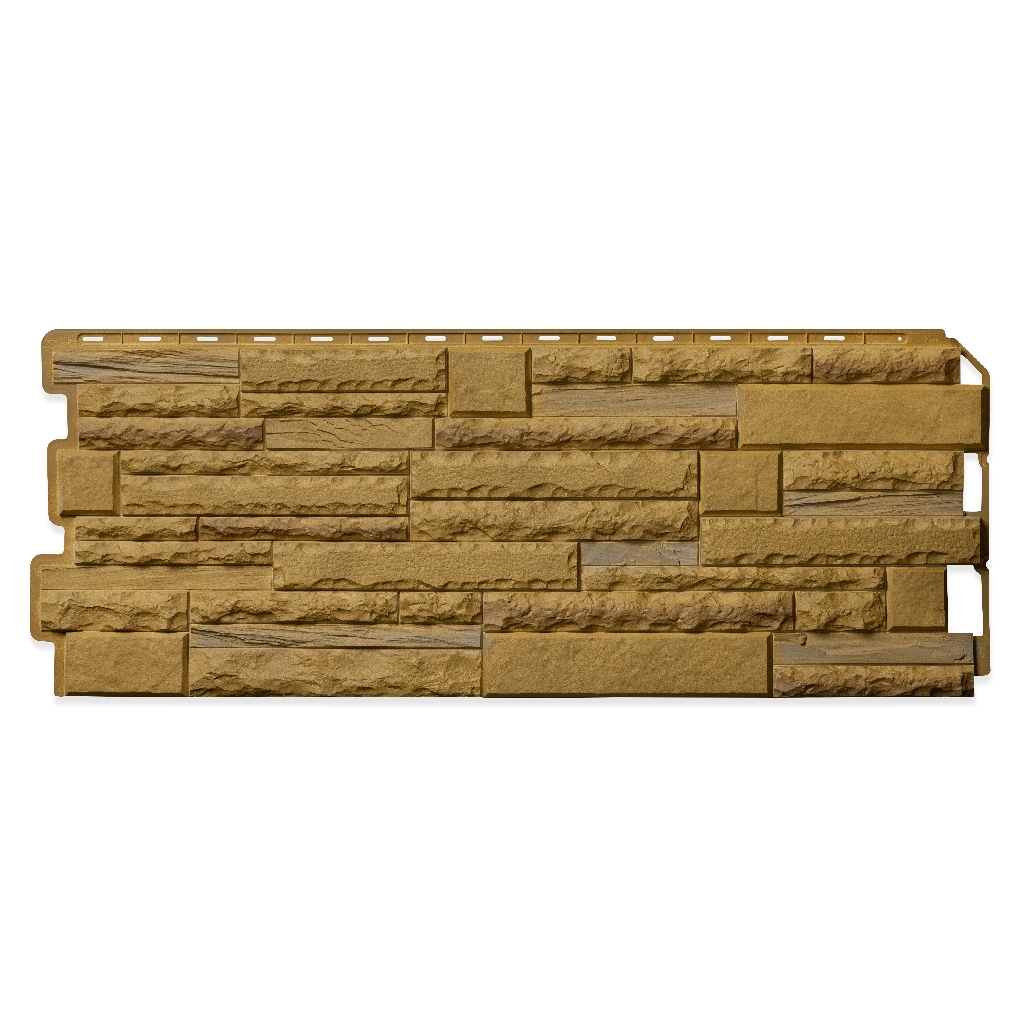 Фасадные панели Панель камень скалистый (Памир), 1,16 х 0,45м - КОМБИ