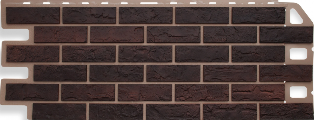 Фасадные панели Панель кирпич (жжёный), 1,14 х 0,48м