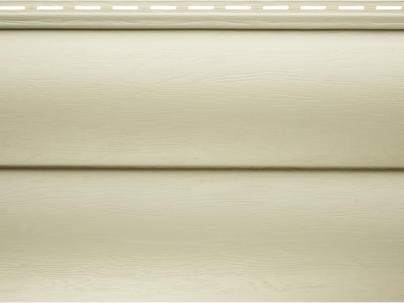 Сайдинг Альта-профиль двухпереломный виниловый Blockhouse Бежевый